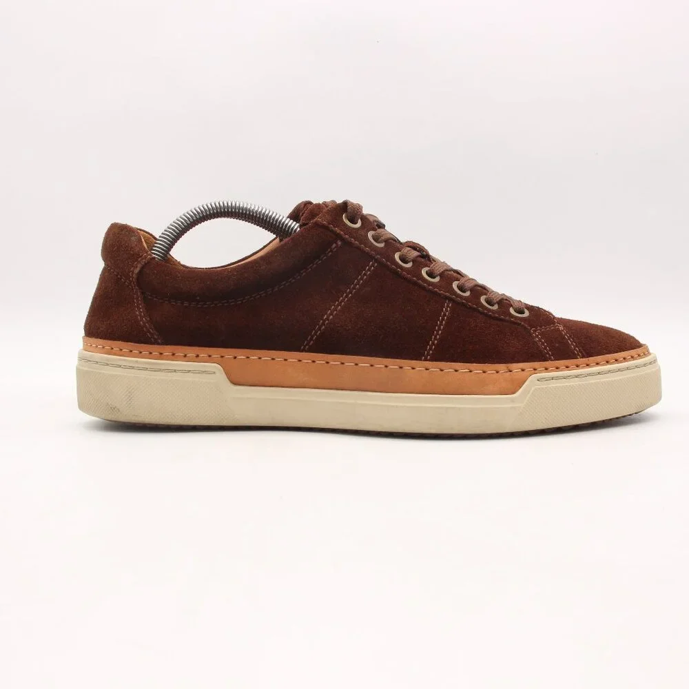 Allen Edmonds Porter City Shoes Men's Size 9 D Derby Sneaker Brown Suede